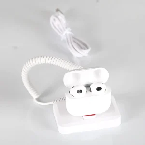 New Design Earbuds Anti Theft Security Display Stand with Charging Alarm Function 90dB Alarm Remote Control Unlock