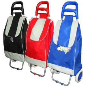 New Fashion Large Capacity 600D Polyester Multi Purpose Cowl Handle Portable Folding Supermarket Luggage Container Shopping Cart