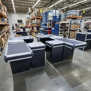 New Supermarket Equipment Cash Counter Checkout Counters Grocery Store Check Out Counter