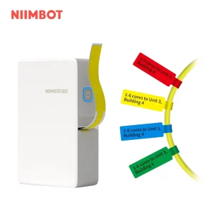 NiiMbot B18 Barcode Portable Mini Label Maker Machine Smart Color Thermal Transfer Label Printer
