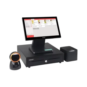 OEM 15.6” Point of Sale Systems Pos Cash Register All in One Touch Payment Machine Set Pos Systems for Restaurant