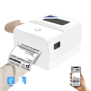 OEM 4-Inch for Thermal Label Printer 100x60mm Sticker Barcode Packaging 110mm Bill Desktop Office Shipping 203dpi 150mm/s