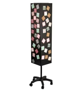 OEM Custom Metal Retail Store Floor Standing Fridge Magnets Display Stand Revolving Souvenir Magnet Displays Rack
