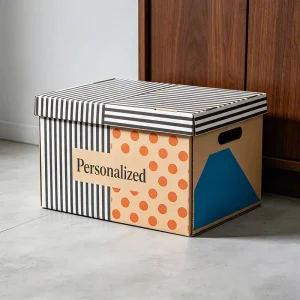 OEM Factory Large Waterproof Movable Goods Bin Paper Storage Box for Office