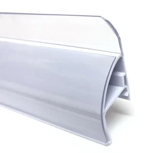 OEM Manufacturer’s Flexible Plastic Strip Price Holder Supermarket Plastic Shelf Variers Stopper For Shelf Edges Extruding