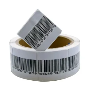OEM Retail Stores Antishoplifting 40*40mm RF Soft Label 8.2mhz EAS Soft Labels EAS RF Security Labels Barcode EAS System