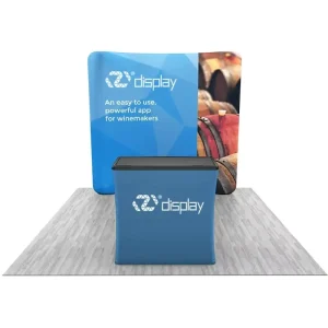 Online Pop Curved Aluminum Frame Modular Exhibition Stand Tool-Free Setup Logo Printing Display Trade Shows