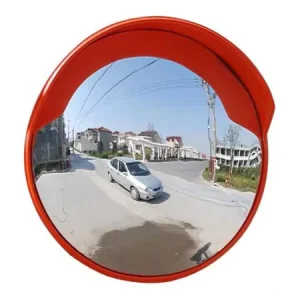 Outdoor Circular Traffic Polycarbonate Stainless Steel Convex Mirror