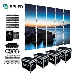 Outdoor Stage Rental LED Video Wall 500x1000mm P3.91 P4.81 IP65 Waterproof Display Panel Mall Advertising Use