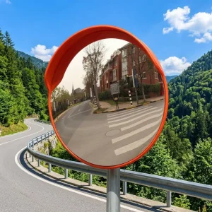 Outdoor Traffic Wide Angle Round Convex Mirror 120cm Indoor Anti Theft Garage Corner Mirror PC PP Bubble Mirror Convex Mirror