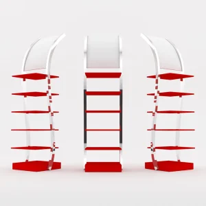 Outdoor Waterproof Dual sided Stainless Poster Standing Holder Modern Shopping Mall Display Rack