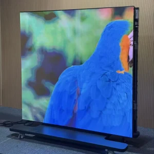 P1.86 LED Standing Mobile Poster Display Smart Foldable Lift Waterproof Advertising Screen 600CD Brightness Easy Installation