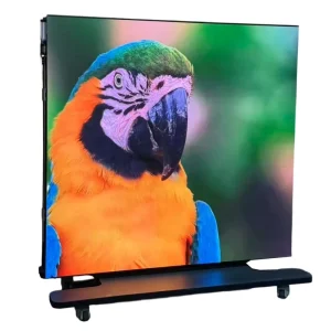 P1.875 LED Foldable Lift Advertising Screen Waterproof Floor Standing Mobile Poster Display 600CD Brightness HD Visual