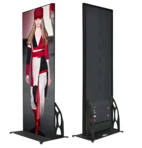 P2.5 Floor Standing Outdoor LED Poster Portable Advertising Billboard LED Display Screen for Shopping Mall Store
