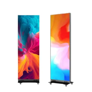 P2.5mm Standing LED Display Screen Folded LED Poster LED Banner Digital Sign for Store