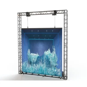 P2.6 Indoor Full Color TV Video Wall LED Rolling LED Screen Display Panel with Animation Support Foldable Roll Up Display