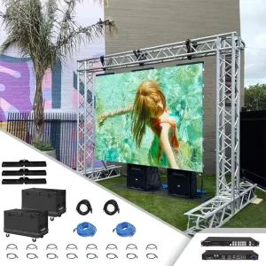 P2.6 Seamless Splicing Rental LED Cabinet 500x1000mm for Church Auditorium Worship Video Wall