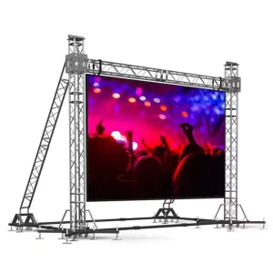 P3.9 Indoor Full Color TV Video Wall LED Rolling LED Screen Display Panel with Animation Support Foldable Roll Up Display