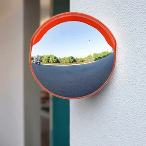PC Reflective Mirrors 45cm Heavy Duty Customizable Anti Aging Safety Convex Mirror