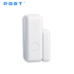 PGST OEM ODM Portable Wireless 433MHz Door Contact Sensor with Panic Button Smart Home Security System Windows Open Detector