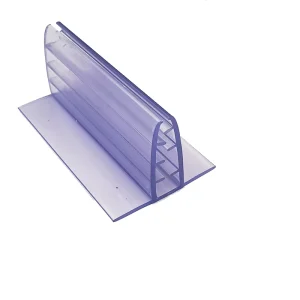 POP Advertising Eco Friendly Food Grade PVC Shelf Label Clip Transparent Plastic Soft Tooth KT Board Card Strip Identification