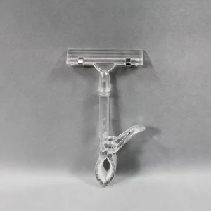 POP Clip Holder V01 Clear Promotion Card Price Tag Memo Display Plastic 16.5*9cm 200pcs