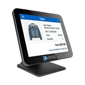 POS Cash Register POS Windows Device 15 Inch Aluminum Point of Sales Terminal