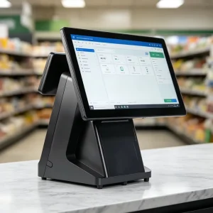 POS Cash Register Touch Screen POS Machine with Printer All in One Wi Fi 6 Windows OS 1 Year Warranty