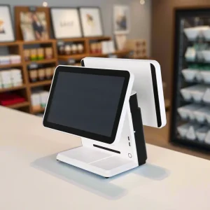 POS System Cash Register Point Sale Machine Stand Tablet POS Model S01 Windows Android OS 1 Year Warranty for Retail Supermarket