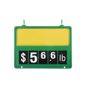 PP Brand Modern Fruit Vegetable Price Display Sign Holder for Supermarket Retail Shopping Mall Store Room Application Polished