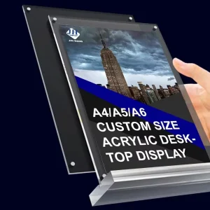 PS Card Display Price Tag Menu Service Label Office Club Business School Restaurant Desk Sign Holder