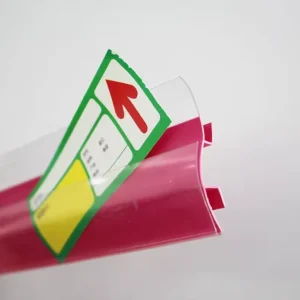 PVC Factory Price List Price Bar Data Bar Supermarket Shelf Bar Container Shelf Label Medicine Card Plastic Price Tag