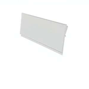 PVC Plastic Price Tag Data Strip Display Rack Promotional Label Holder Supermarket Shelving Custom Length Extrusion Custom Color