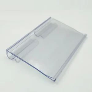 PVC Plastic Price Tag Paper Label Display Holders Clips On Supermarket Store Hanging Hook Shelf Rack