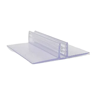 PVC Plastic Price Tag Strip Price Label Holder Adhesive Label Strips for Display Supermarket Shelf