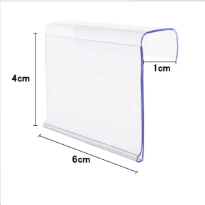 PVC Price Holder Metal Checkout Counter Display Rack Advertising Poster Sign Holder