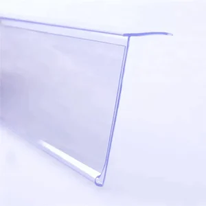 PVC Price Tag Label Holder for High Quality Plastic Display