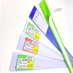 PVC Profile Data Strips for Digital Price Tag Warehouse Heavy Duty Trolley Plastic Basket