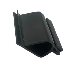 PVC Profiled Black Bowl Cup Label Clip Cross Border Buffet Banquet Menu Fixing Supermarket Use Data Strip Shelf Divider Easy