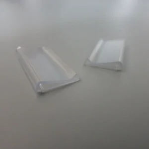 PVC Snap in Price Label Holder for Supermarket Shelf Edge Insert Paper Tags Clip on Retail Display Channel