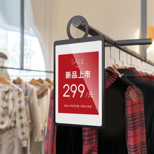 PVC Transparent A6 Customizable Size Paper Clothing Store Price Tags Hanging Vertical Display Shopping Mall