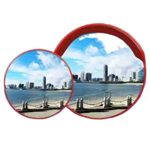 Parking Lot Safety Mirror High Definition Stainless Steel Outdoor Convex Wall Mirror