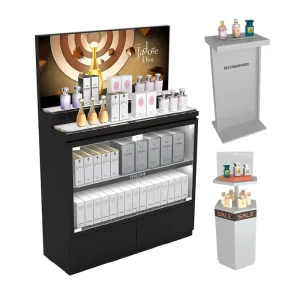 Perfume Display Counter Custom Made Perfume Stores Retail Shop Furniture for Cosmetic Shop Display Fixtures