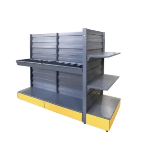 Pharmacy Shelving Garden Tool Storage Rack Customized Supermarket Gondola Shelving
