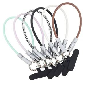 Phone Lanyard Crossbody USB-C Fast Charging Pure Copper Conductor Nylon Braided Anti-Theft Strap with Data Line