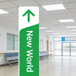 Photoluminescent Emergency Evacuation Signs for School Corridors and Hospital Hallways