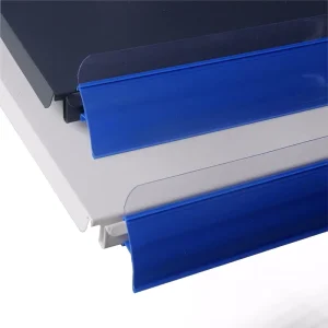 Plastic Clip Holder Shelf Dividers And Pushers Electronic Shelf Label Rails Supermarket Checkout Bar