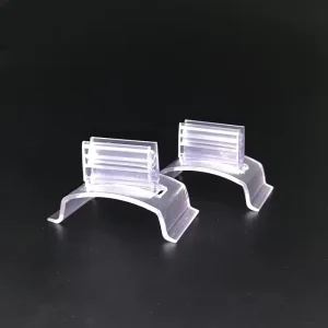 Plastic Clip On Sign Holder With Magnetic Or Tape
