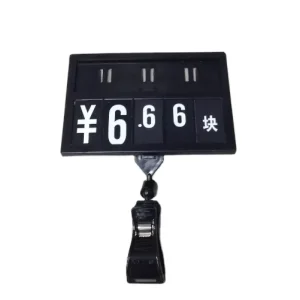 Plastic Clip Pop Sign Holder Price Tag for Ice Food