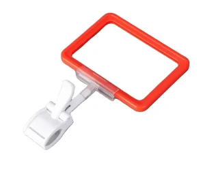 Plastic Clip Sign Holder with A3 A4 A5 A6 Frame for Supermarket